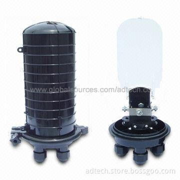 Dome/Vertical Fiber Optic Splice Closure with -40 to 65°C Temperature, Rubber Ring Seal Way